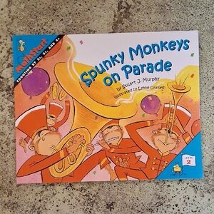 Spunky Monkeys on Parade Mathstart Level 2 Childrens Picture Book Home School